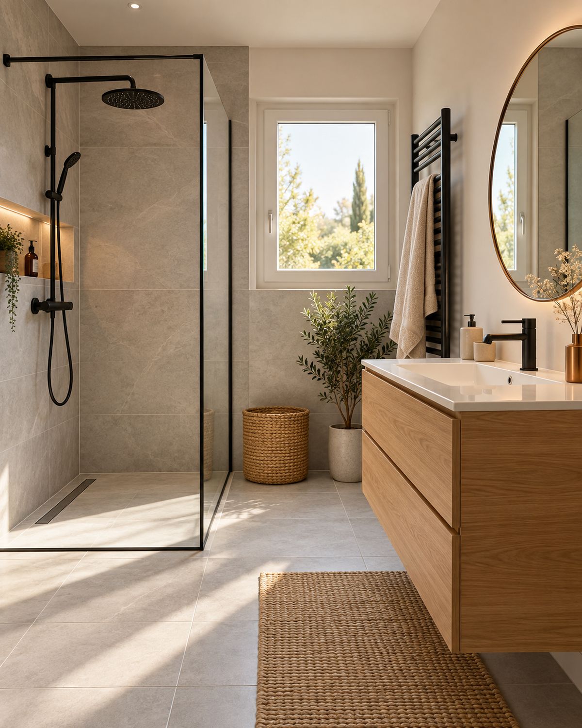 Salle de bain rénovée par Plombier Fribourg à Fribourg